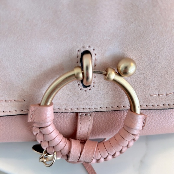 COPY - See by Chloe L33012 Pink Joan Mini Hobo Leather Suede - Picture 12 of 12
